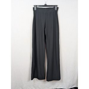 SPANX Wide Leg Low Waist Pants Black Women's Size Medium